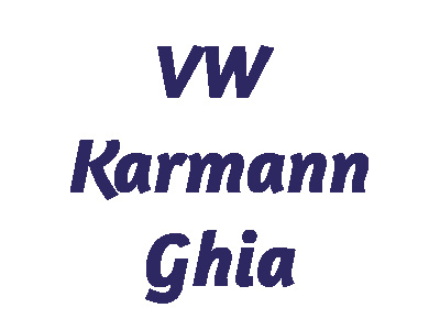 VW Karmann Ghia Modellautos
