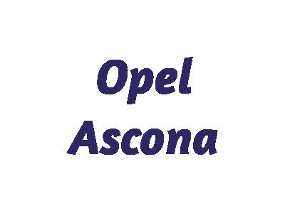 Opel Ascona Modellautos