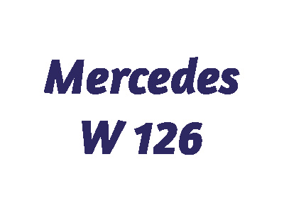 Mercedes W126 Modellautos