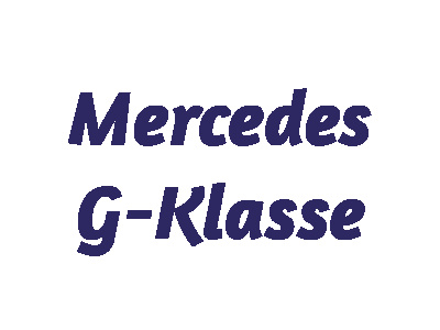 Mercedes G-Klasse Modellautos