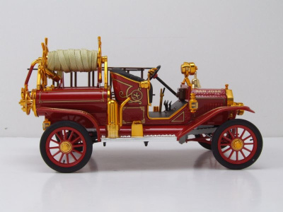 Ford Model T Feuerwehr 1914 rot Modellauto 1:18 Lucky Die Cast