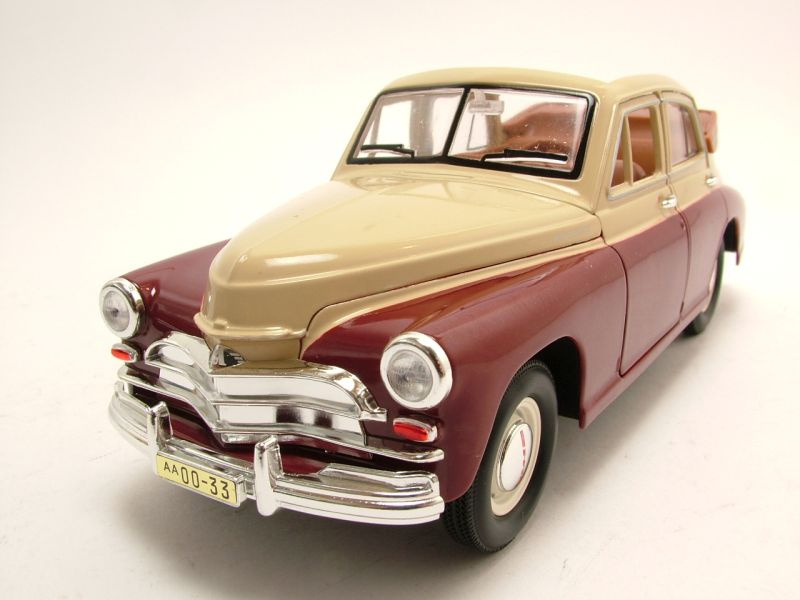 GAZ M-20 Pobeda Cabrio 1946 - 1958 rot/beige Modellauto...