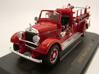 Mack Type 75BX Feuerwehr 1935 rot Modellauto 1:43 Lucky Die Cast