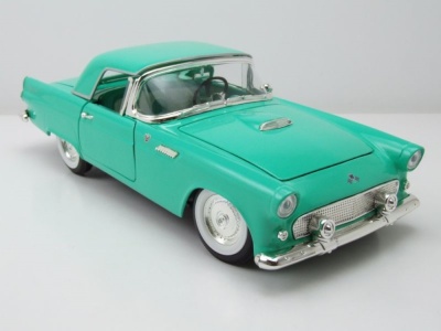 Ford Thunderbird Convertible 1955 türkis Modellauto 1:18 Lucky Die Cast