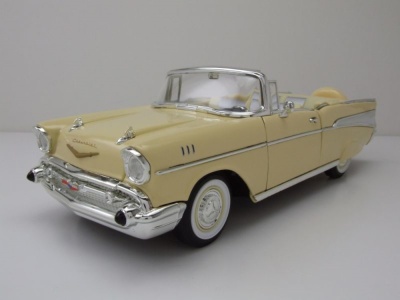 Chevrolet Bel Air Convertible 1957 hellgelb Modellauto...