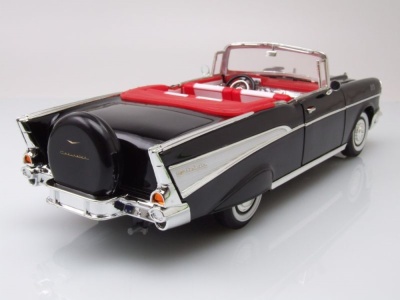 Chevrolet Bel Air Convertible 1957 schwarz Modellauto...