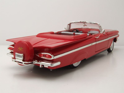 Chevrolet Impala Convertible 1959 rot Modellauto 1:18 Lucky Die Cast
