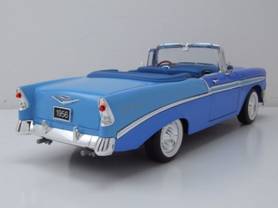 Chevrolet Bel Air Convertible 1956 blau metallic hellblau...
