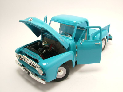 Ford F-100 Pick Up 1953 hellblau Modellauto 1:18 Lucky Die Cast