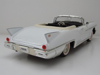 Cadillac Eldorado Biarritz Convertible 1958 weiß Modellauto 1:18 Lucky Die Cast