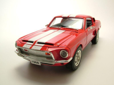 Ford Shelby Mustang GT 500KR 1968 rot Modellauto 1:18 Lucky Die Cast
