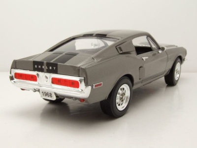 Ford Shelby Mustang GT 500KR 1968 silbergrau Modellauto...