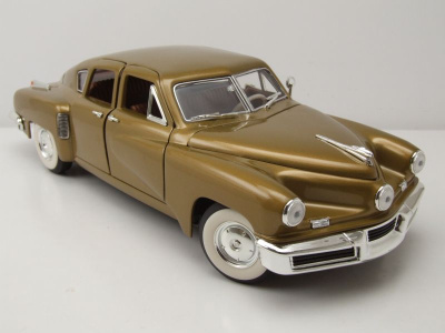Tucker Torpedo 1948 gold metallic Modellauto 1:18 Lucky Die Cast