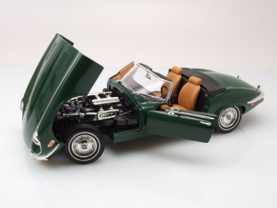 Jaguar E-Type Cabrio 1971 grün Modellauto 1:18 Lucky Die Cast