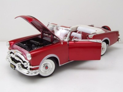 Packard Caribbean Convertible 1953 rot metallic Modellauto 1:18 Lucky Die Cast