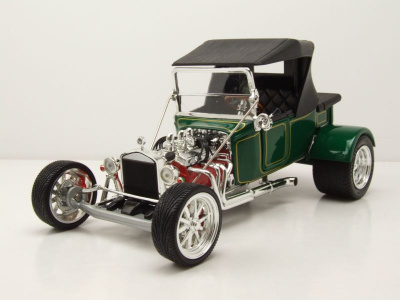 Ford T-Bucket Hot Rod 1923 grün mit Dach Modellauto...