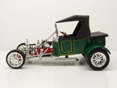 Ford T-Bucket Hot Rod 1923 grün mit Dach Modellauto 1:18 Lucky Die Cast