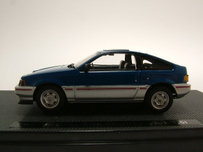 Honda CR-X 15i Ballade Sports 1984 blau/silber Modellauto 1:43 EBBRO