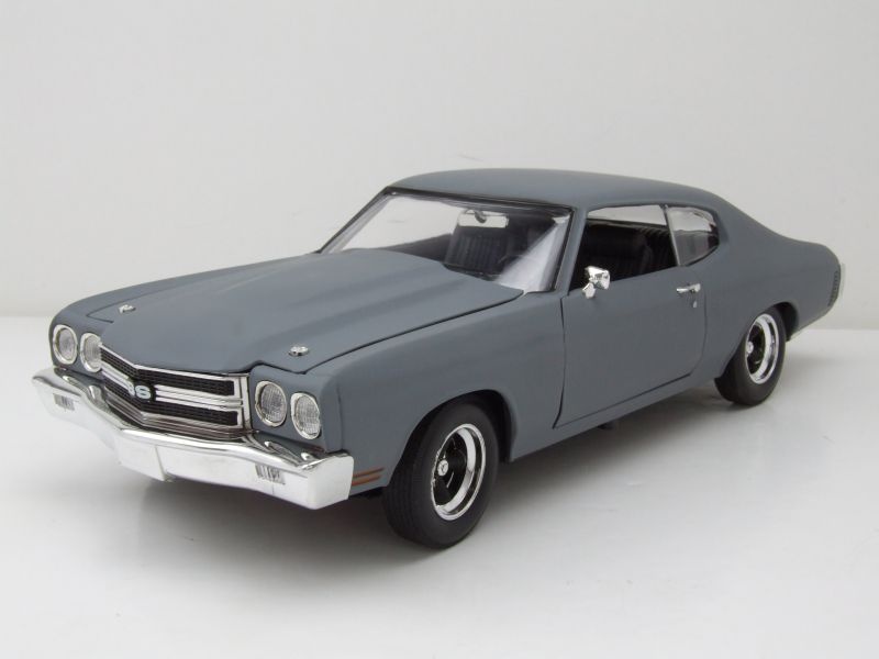 Chevrolet Chevelle 1970 matt grau Fast and Furious Modellauto 1:18 Ertl