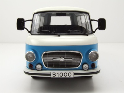 Barkas B 1000 1965 blau weiß Modellauto 1:18 MCG