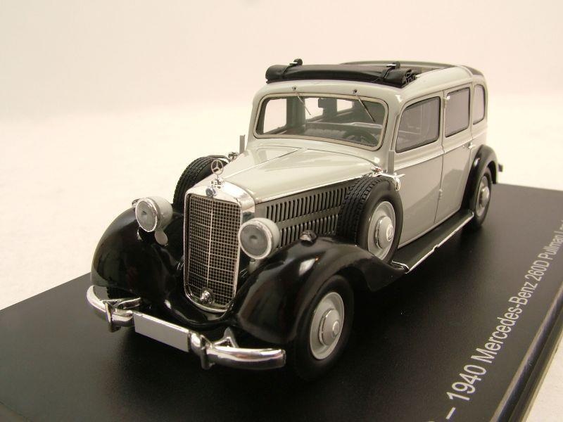 Mercedes 260D Pullman Landaulet 1936 - 1940 grau Modellauto 1:43 Esval Models