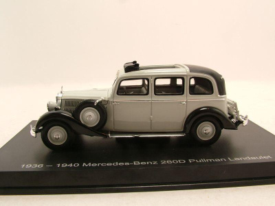 Mercedes 260D Pullman Landaulet 1936 - 1940 grau Modellauto 1:43 Esval Models