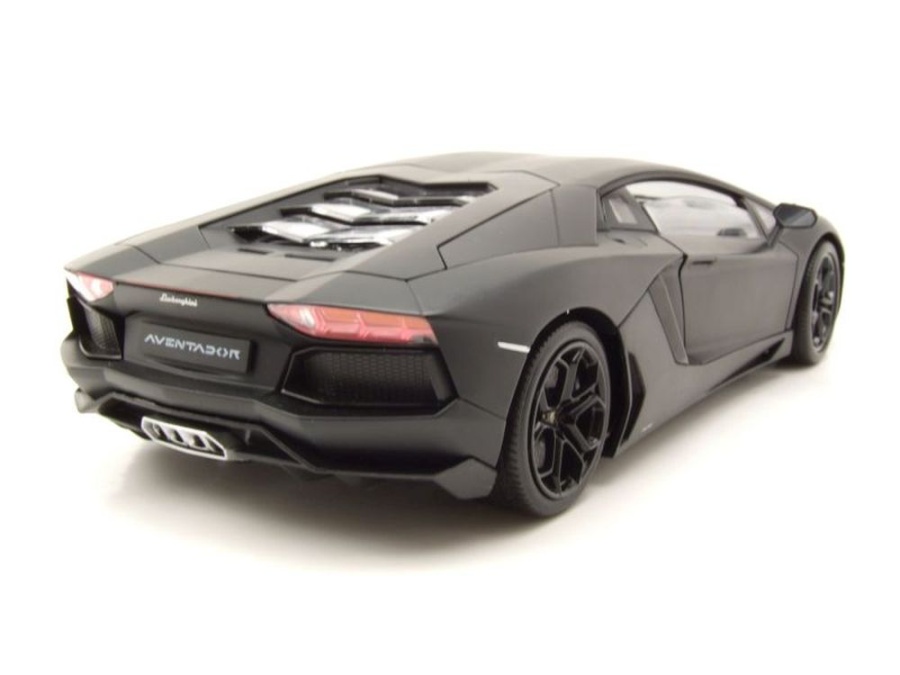 Modèle Réduit 1:18 Lamborghini Aventador LP700-4 2011 Matt Grey - Welly WE18041BK - Neuf