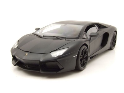 Lamborghini Aventador LP700-4 2011 matt schwarz Modellauto 1:18 Welly