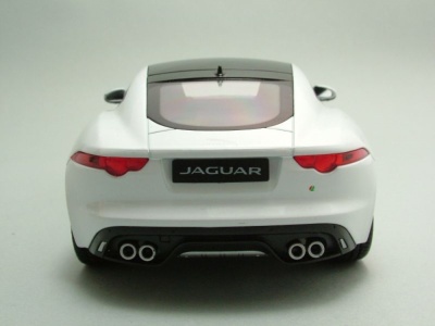 Jaguar F-Type Coupe 2014 weiß Modellauto 1:24 Welly