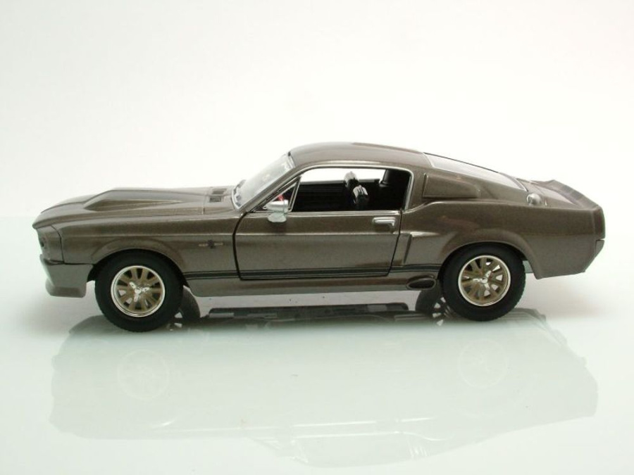Ford Shelby Mustang GT 500 1967 grau metallic Eleanor Modellauto 1:24 Greenlight Collectibles