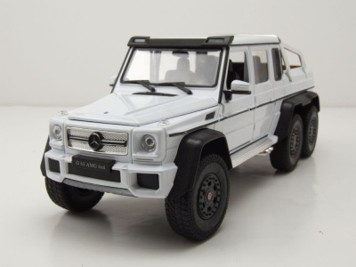 Mercedes G 63 AMG 6x6 Pick Up 2015 weiß Modellauto...