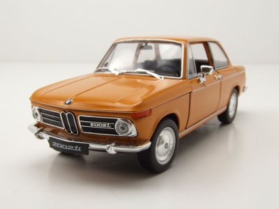 BMW 2002 ti 1968 orange Modellauto 1:24 Welly