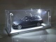 Klarsichtbox Vitrine mit LED-Beleuchtung silber für 1:18 Modellautos 4 LED-Lampen Triple9