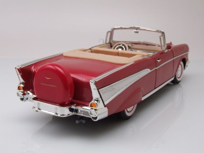 Chevrolet Bel Air Convertible 1957 rot metallic...