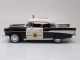 Chevrolet Bel Air Hardtop 1957 Police schwarz weiß Modellauto 1:18 Lucky Die Cast
