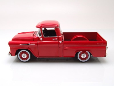 Chevrolet Apache Fleetside Pick Up 1958 rot Modellauto 1:24 Motormax