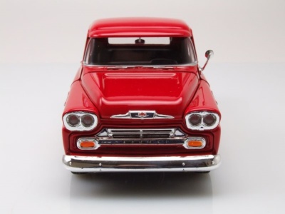 Chevrolet Apache Fleetside Pick Up 1958 rot Modellauto 1:24 Motormax