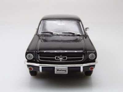 Ford Mustang Coupe 1964 1/2 schwarz Modellauto 1:24 Welly