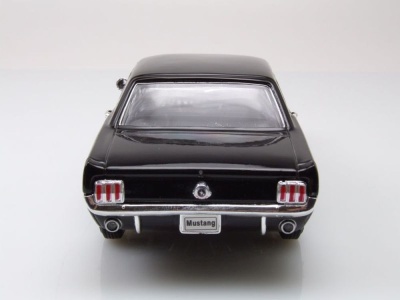 Ford Mustang Coupe 1964 1/2 schwarz Modellauto 1:24 Welly