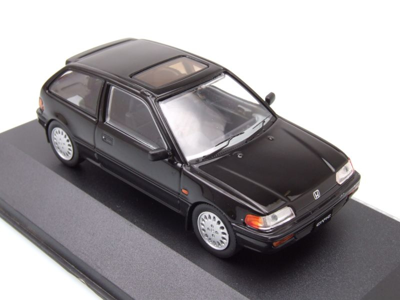 Honda Civic 3 Türer Schwarz 1987-1991 limitiert 1 von 1008  riple 9 1/43 Ixo Mod 