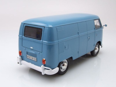 VW T1 Bus Kastenwagen blau Modellauto 1:24 Motormax