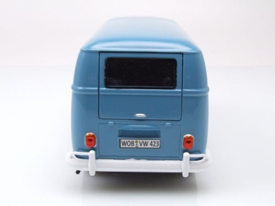 VW T1 Bus Kastenwagen blau Modellauto 1:24 Motormax