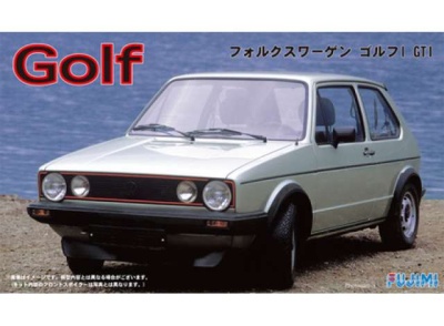 VW Golf 1 GTI Modellauto Kunststoffbausatz 1:24 Fujimi