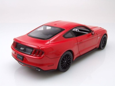 Ford Mustang GT 2015 rot Modellauto 1:24 Welly