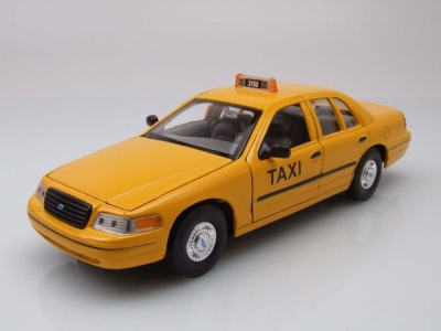 Ford Crown Victoria 1999 Taxi gelb Modellauto 1:24 Welly