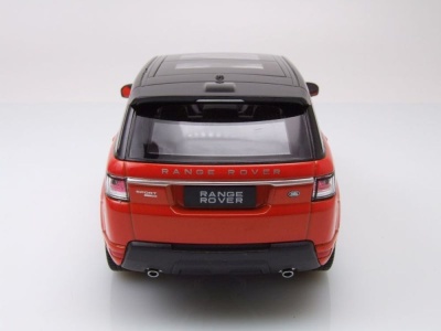 Land Rover Range Rover Sport 2015 orange schwarz Modellauto 1:24 Welly