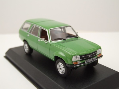 Peugeot 504 Break Dangel Kombi 1980 grün metallic Modellauto 1:43 Norev