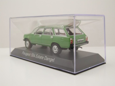 Peugeot 504 Break Dangel Kombi 1980 grün metallic Modellauto 1:43 Norev