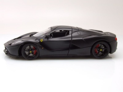 Ferrari LaFerrari 2014 matt schwarz Modellauto 1:18 Bburago