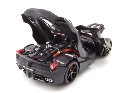Ferrari LaFerrari 2014 matt schwarz Modellauto 1:18 Bburago